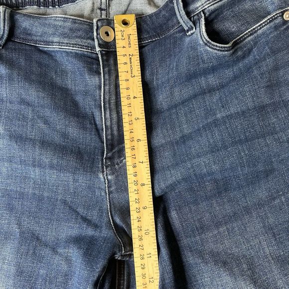 J Jill Womens Authentic Fit Slim Ankle Size 18 Blue Casual Norm Core - Picture 7 of 9